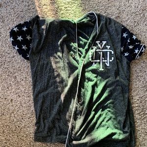 NY Yankees Button Shirt